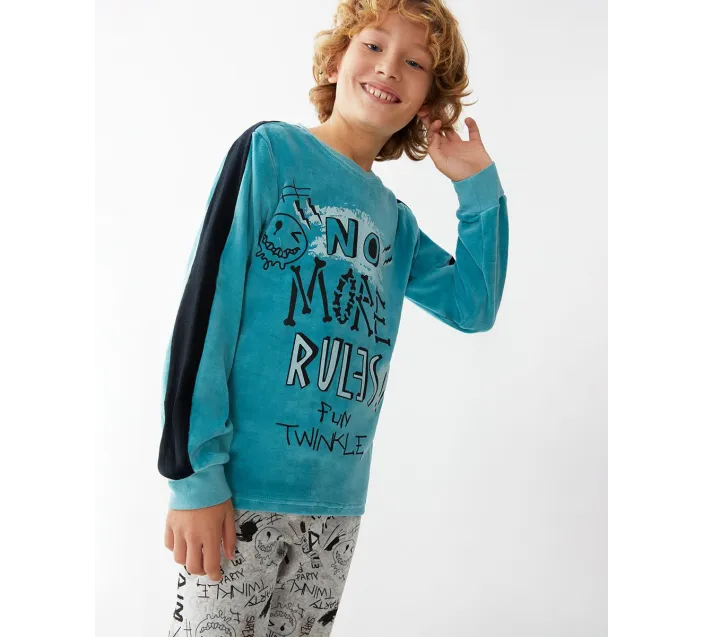 Pijama Niño M/L Tundosado Rules